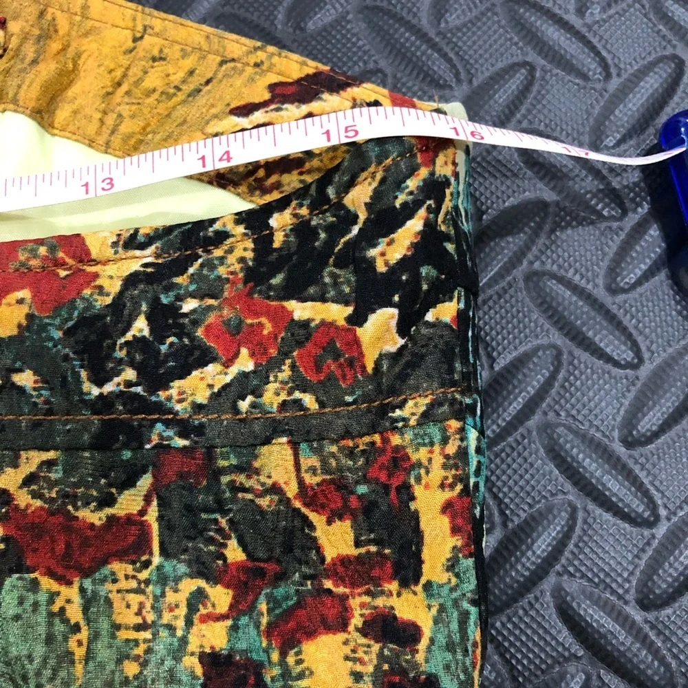 107. Tracy Reese Floral 100% Silk Cocktail Dress with adjustable belt - Picture 6 of 9